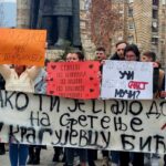 Silent Vigil for Novi Sad Victims Turns into Heated Discussion on Student Protests