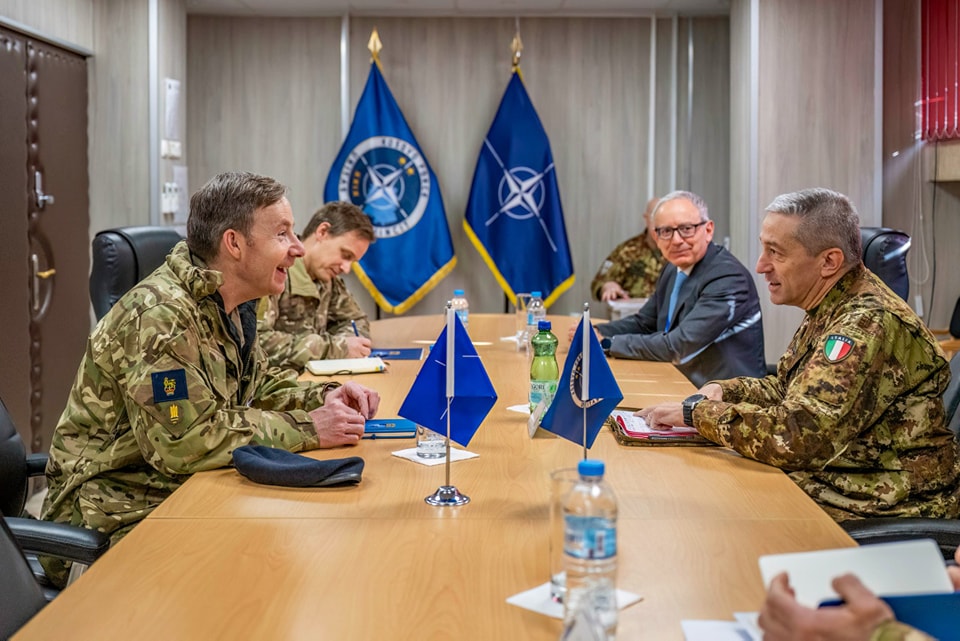 Bardoani sa starešinama ARF-a i italijanskog korpusa za brzo reagovanje