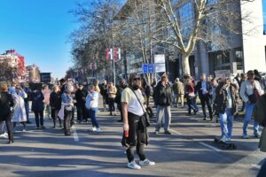 Blokada protest Novi Beograd