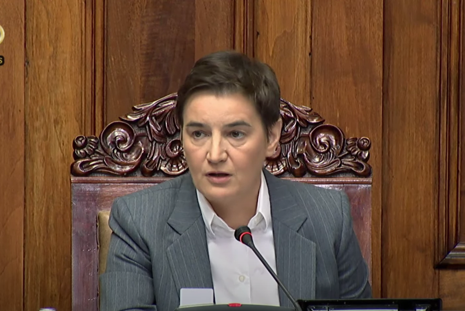 Brnabić: Skinut zahtev Prištine sa dnevnog reda PS SE da budu specijalni gost Ana Brnabić