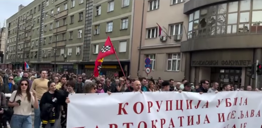 Leskovac protest vučić