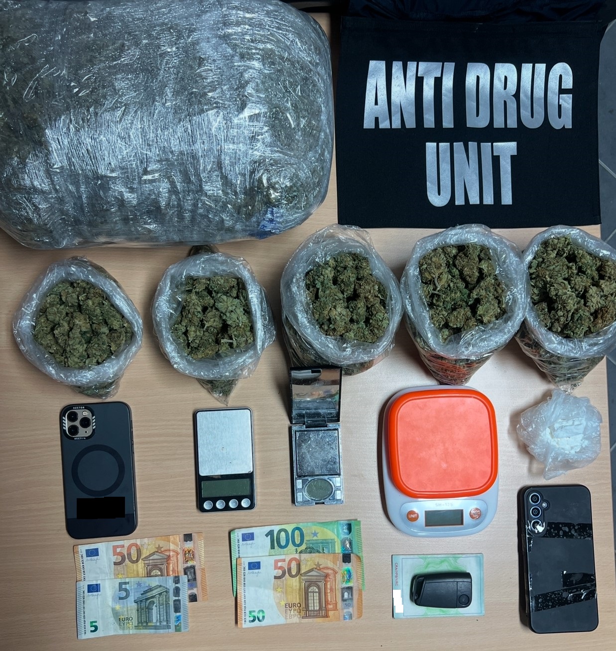 Akcija "Blok": Zaplenjen kokain i marihuana u vrednosti oko 15.000 evra 