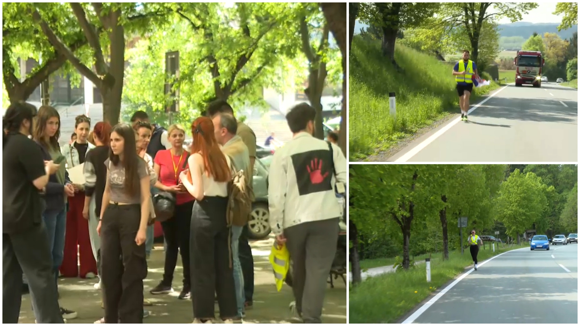 Protest ispred Tužilaštva u Novom Sadu, trkači stigli u Oberpulendorf – doček u Velikom Borištofu