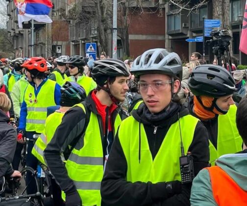 Biciklisti strazbur studenti