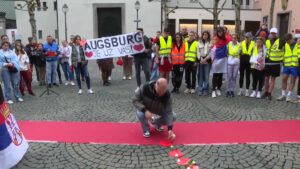 Studenti trkači stigli do Augsburga: "Mi vas podržavamo, naša srca kucaju u ritmu istih vrednosti"