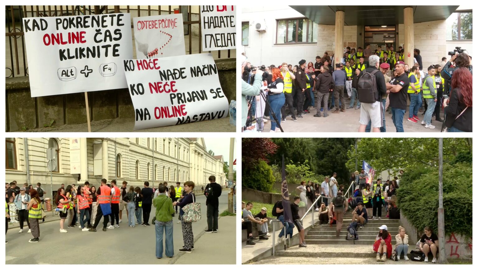 Ultramaratonci na putu ka Ulmu, studenti i srednjoškolci pešače put Loznice, blokade i protesti širom Srbije