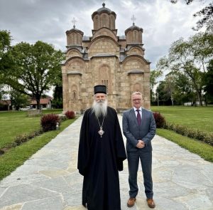 Mitropolit Teodosije sa novim šefom OEBS: Potrebno hitno očuvanje kulturnog nasleđa SPC