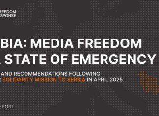 Serbia: Media freedom in a state of emergency