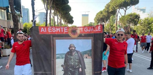 FOTO: Arbresh.info/Utakmica Srbija-Albanija, UČK