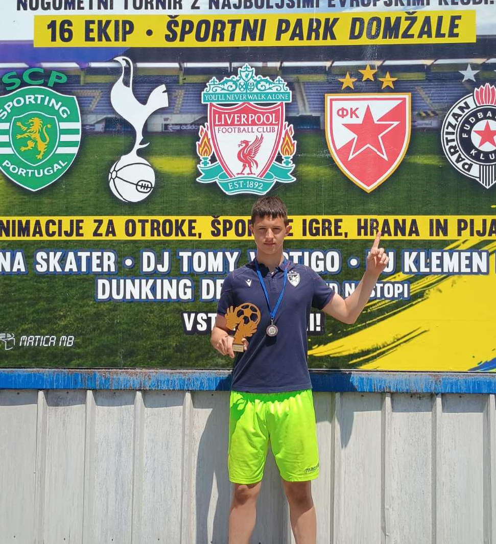 Strahinja Malinovski najbolji golman prestižnog turnira u Sloveniji – ispred Liverpula, Totenhema, Valensije i Sportinga