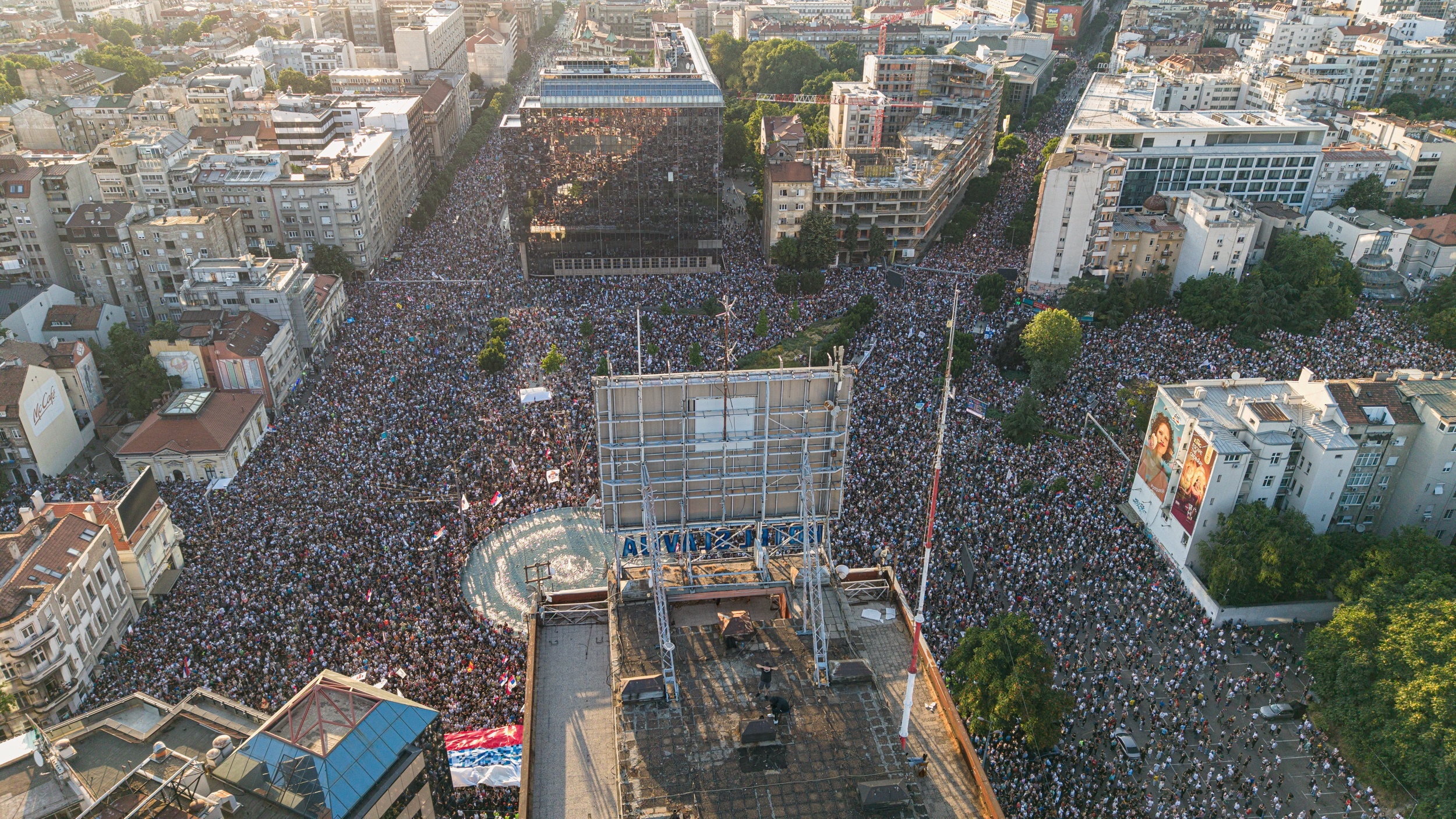 Protest u Beogradu