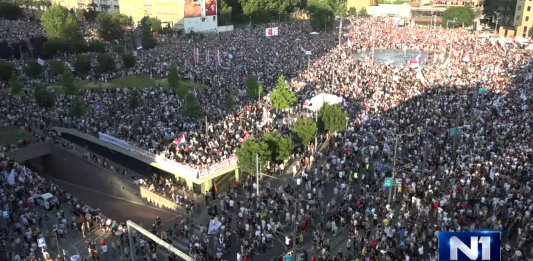 Slavija protest studenti