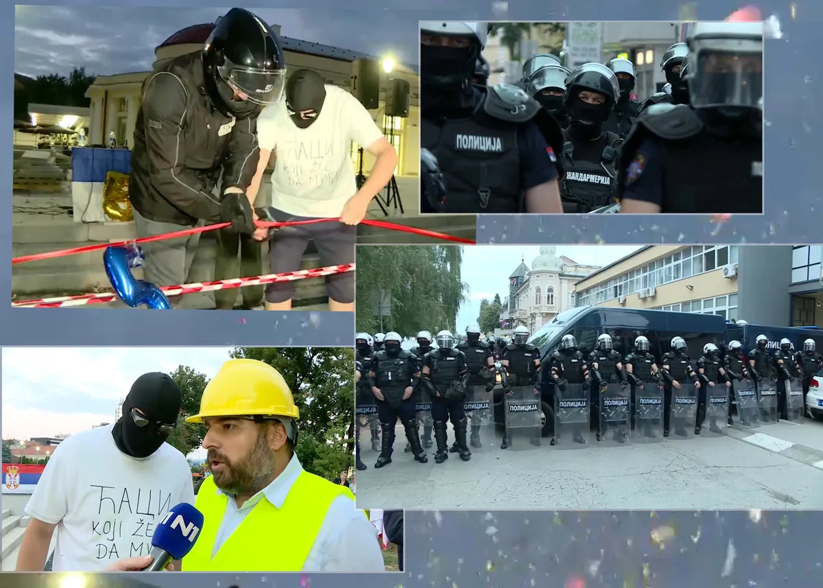 Završeni protesti u više gradova, pušten uhapšeni Kraljevčanin – u Kuli policija razdvaja građane i SNS pristalice