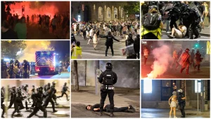 Bild: Masovni protesti, nasilje, podele - Srbija tone u haos