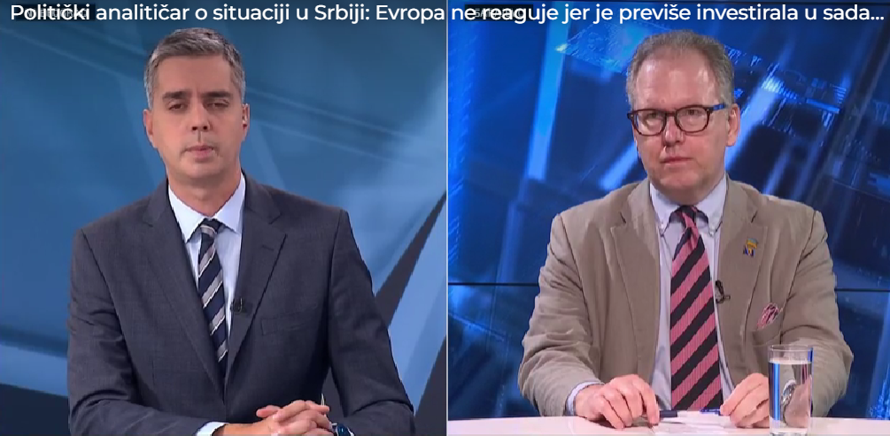Analitičar o situaciji u Srbiji: Razočaran sam ćutanjem Zapada, EU ne reaguje jer je previše uložila u ovu vlast