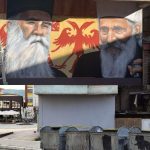 Mitrovica: Between Murals and Dumpsters Mural Patrijarh Amfilohije Mitrovica