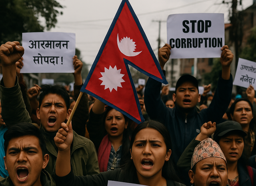 nepal AI protesti