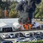 Chaos Outside Serbian Assembly: Fire, Police Operation, and Uninterrupted Session Inside
