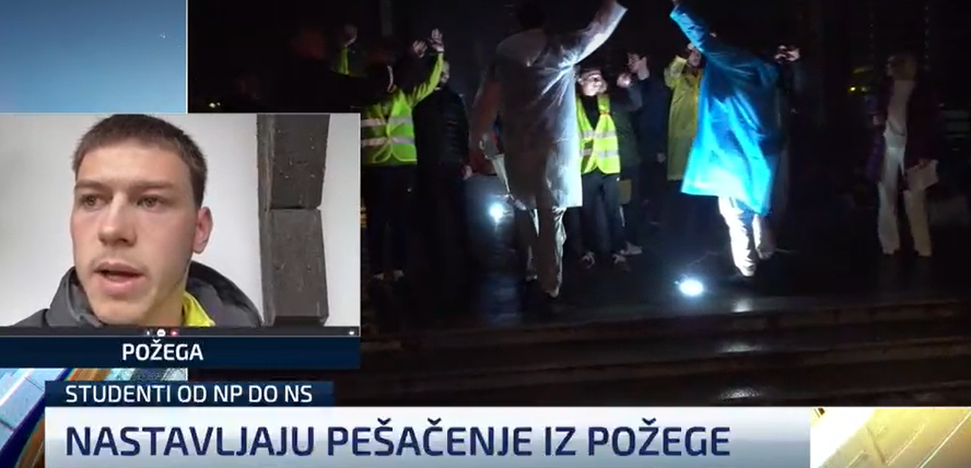 Studenti iz Novog Pazara nastavljaju put do Novog Sada, večeras stižu u Kosjerić