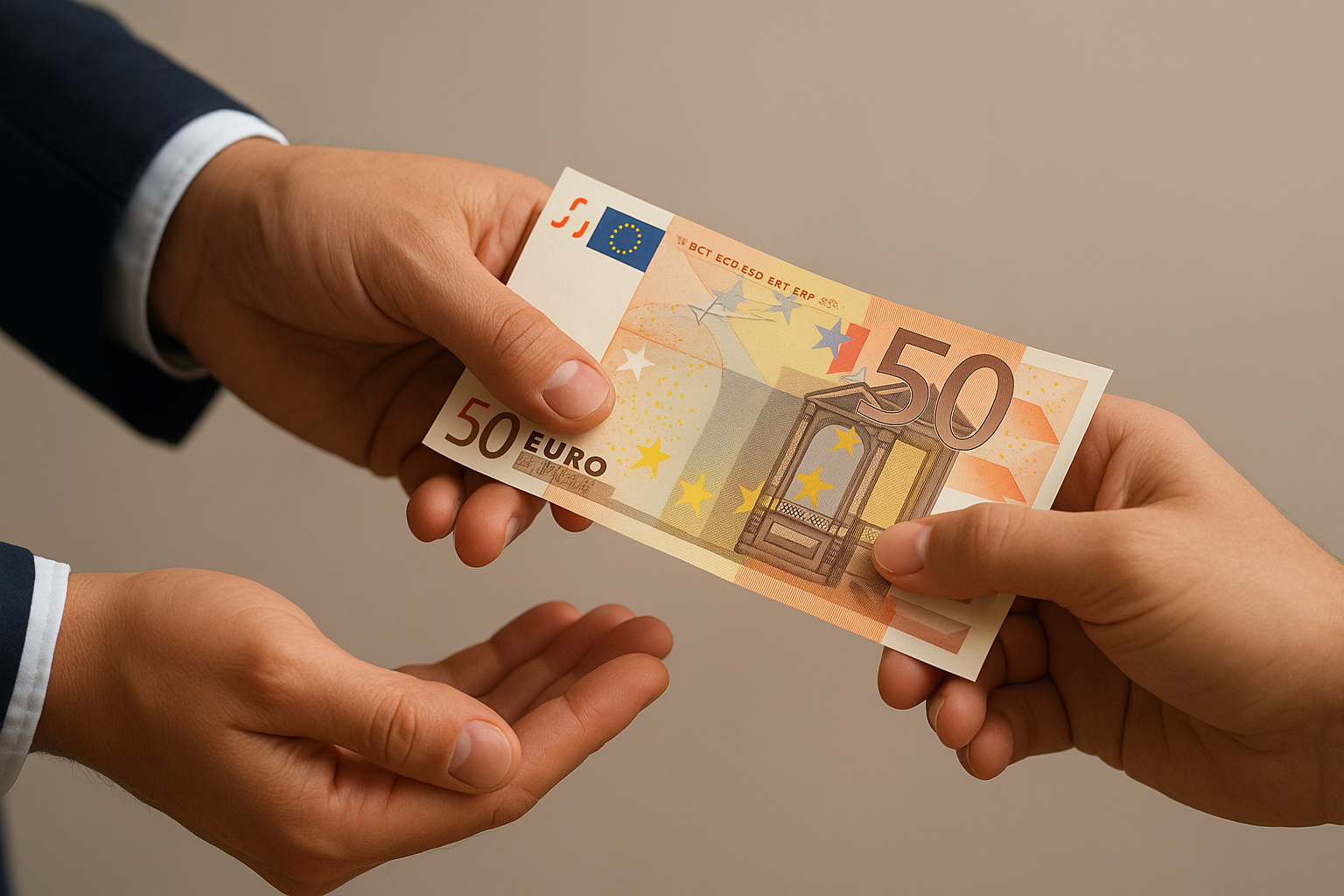 placanje novac kupovina evri evro 50 evra pedeset evra mito korupcija