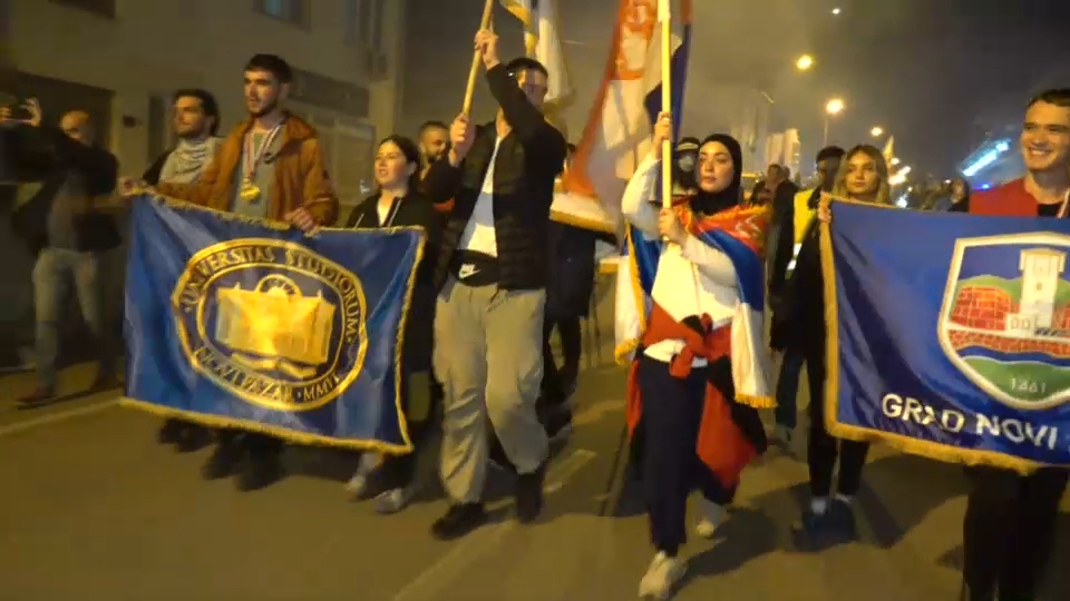 FOTO: N1/Novopazarski studenti u Kosjeriću
