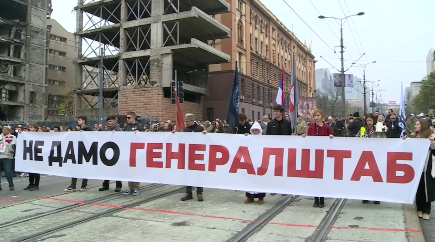 n1 generalstab generalštab protest