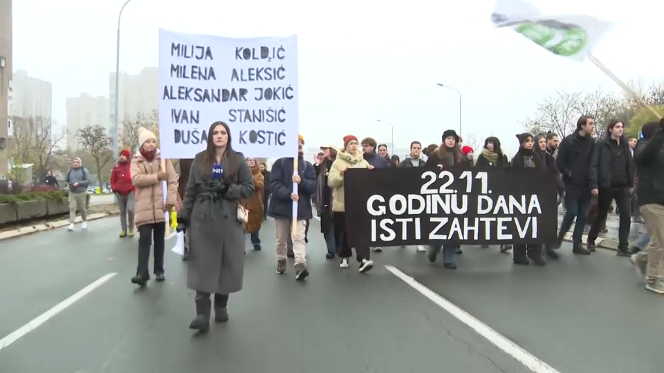 Od FDU do RTS-a: Godinu dana – isti zahtevi; Studenti i građani posećuju institucije koje su ćutale
