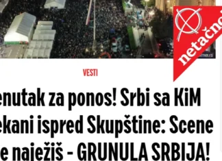 Da li svi Srbi podržavaju „marš sa Kosova“?