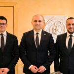 Maćedonci najavio zajedničku vojnu vežbu Kosova, Hrvatske i Albanije, Vučić na Šekerinsku zbog izjave o Banjskoj FOTO: Ministri odbrane Albanije, Hrvatske i Kosova/Ejup Maćedonci FB