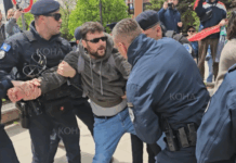 Priština: Policija privela četiri učesnika protesta povodom Međunarodnog dana rada