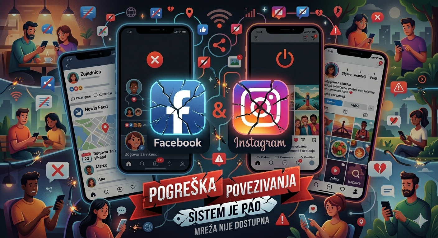 Pali Fejsbuk i Instagram: Korisnici širom sveta prijavljuju probleme