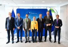 Kurti izostao sa Đurićeve fotografije: Dve priče istog sastanka u Njujorku FOTO: Marko Đurić i Aljbin Kurti sa Kajom Kalas/FB Vlada Kosova