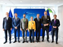 Kurti izostao sa Đurićeve fotografije: Dve priče istog sastanka u Njujorku FOTO: Marko Đurić i Aljbin Kurti sa Kajom Kalas/FB Vlada Kosova