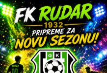 FK Rudar vrši upis najmlađih članova – školica fudbala počinje sa radom