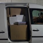 Kod Leposavića zaustavljeno vozilo sa srpskim tablicama, pronađena veća količina cigareta