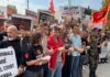 Incident na jučerašnjem protestu u Prištini: Veteran OVK se izvinio – „Izgubio sam kontrolu“ FOTO: Ekonomia Online/Protest studenata u Prištini protiv Specijalnog suda i presude