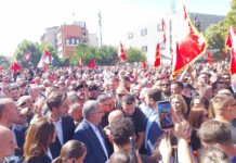 Posle protesta zahtevi za izmenu ili ukidanje Zakona o Specijalizovanim većima: PDK najavljuje potez u Skupštini, traže i smenu Gervale FOTO: Protest u Prištini/KoSSev