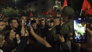 FOTO: Ekonomia Online/skrinšot/protest UČK u Prištini