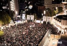 Sedma noć „Ne u moje ime“, a „Liria ka Emër“ najavljuje novu fazu: Marš u Prištini, Brisel, peticija i koordinacija sa Tiranom FOTO: METRO/Liria a emer/Protest UČK