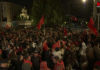 Deseti dan protesta: Od ulice do institucija, sportista do profesora, širi se osporavanje presude Specijalizovanih veća FOTO: KOHA/Protest učk