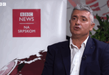 Srdanović: Stav Studentske liste o Kosovu određuje Ustav, nijedna politička organizacija nema pravo da ga menja FOTO: Prof. Ilija Srdanović/BBC skrinšot
