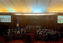 Izabrana Vlada Kurti 4 sa 62 glasa; Srpska lista u sali, glasala protiv, Kurti: „Nijedan sud ne može ukaljati OVK“ FOTO: KoSSev/Kurti 4 vlada