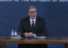 Aleksandar Vučić podneo ostavku na mesto predsednika Srbije