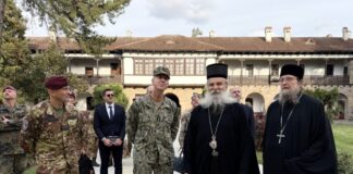 Tokom susreta sa Vikofom i Vergorijem, mitropolit Teodosije istakao značaj KFOR-a za bezbednost Srba