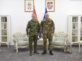 General Mojsilović sa novim komandantom KFOR-a o bezbednosti Srba na Kosovu