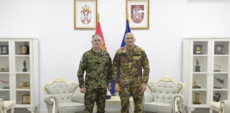 General Mojsilović sa novim komandantom KFOR-a o bezbednosti Srba na Kosovu