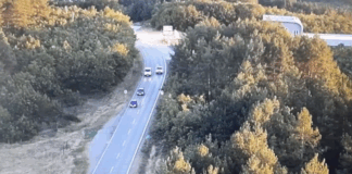 Policija u Prizrenu počela nadzor saobraćaja dronovima, i MUP Srbije na putevima sa dronovima FOTO: Autoput, Kosovska policija