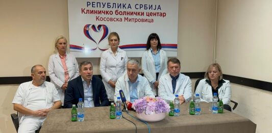 FOTO: TV Most/Elek, lekari iz Beograda, KBC Kosovska Mitrovica