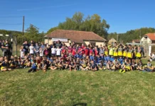 Fudbal spojio decu iz Velike Hoče, Orahovca, Gračanice, Goraždevca, Štrpca i Dobrotina FOTO: Radio Goraždevac/fudbaleri