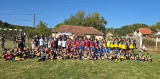 Fudbal spojio decu iz Velike Hoče, Orahovca, Gračanice, Goraždevca, Štrpca i Dobrotina FOTO: Radio Goraždevac/fudbaleri